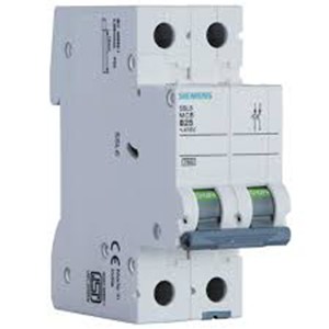 SIEMENS MINIATURE CIRCUIT BREAKER, 5SL62067RC, 6A,2P, 7.5KA, MCB