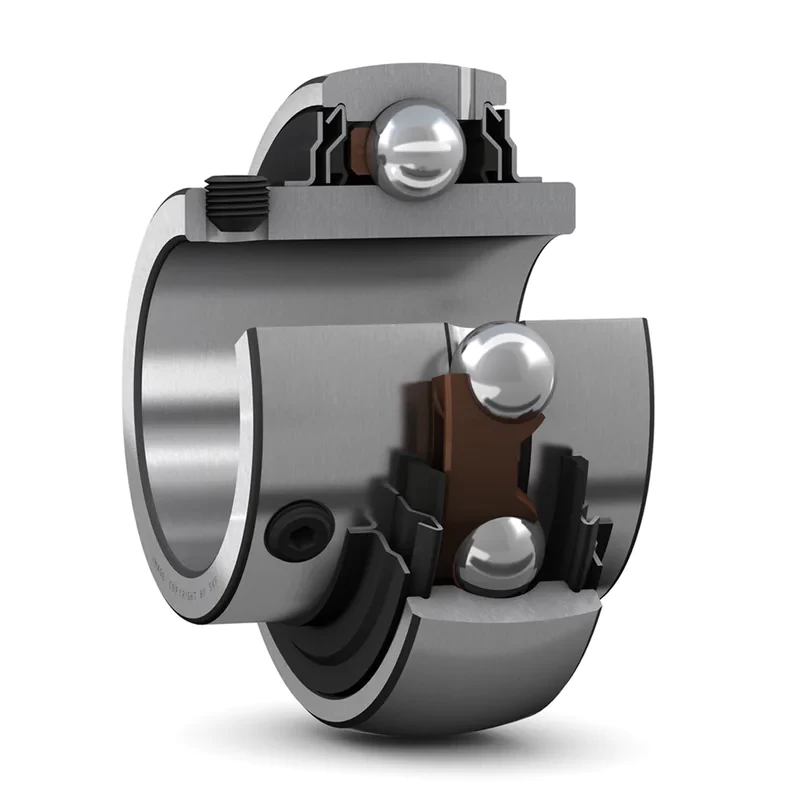 SKF YAR 210-2F Insert bearing with set screw locking and extended inner ring