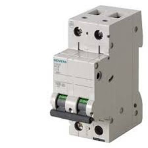 SIEMENS MINIATURE CIRCUIT BREAKER,  5SL62207RC, 20A,2P, 7.5KA, MCB