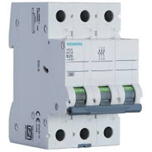 SIEMENS MINIATURE CIRCUIT BREAKER ,5SL63207RC, 20A,3P, 7.5KA, MCB